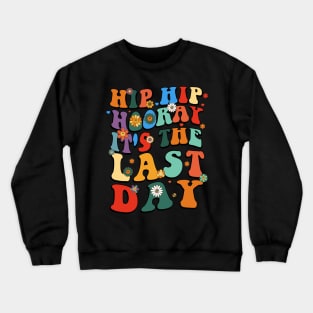 Last Day of School Hello Summer Teacher Crewneck Sweatshirt